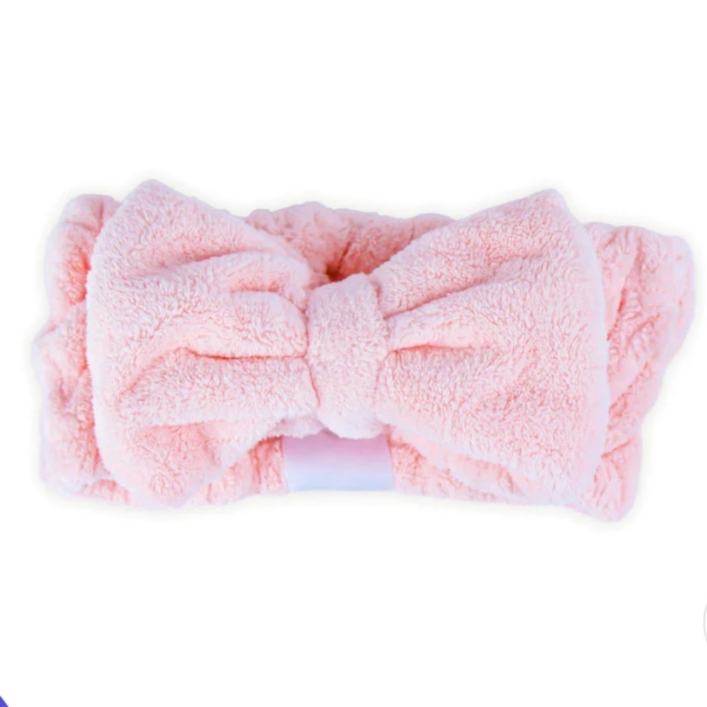 Microfiber Spa Makeup/Skincare Headband - Pink **NEW